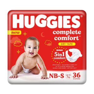 Huggies New Dry Size Small 36pcs (NB- S)