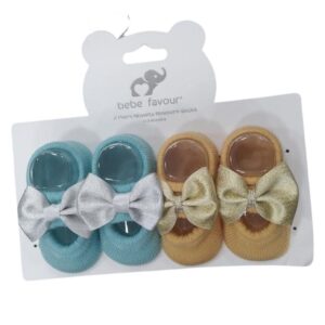 Newborn Socks- 2 Pcs