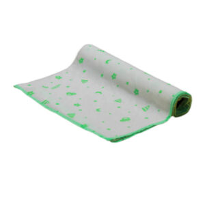 Velona Car Print Cloth nappy - 18X18 - Green